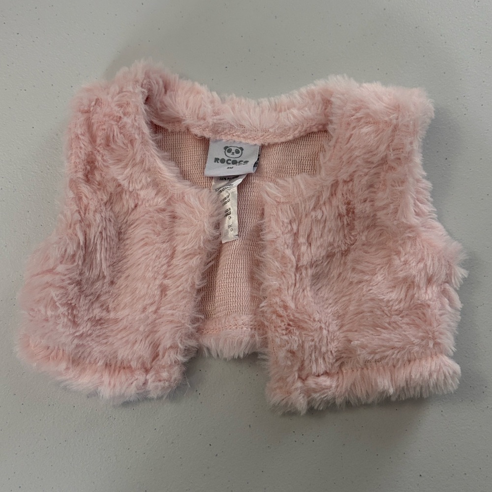 FAUX FUR VEST BABY GIRL